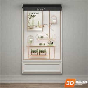 Cosmetic Store Skp Files 